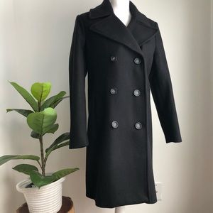 Old Navy Petite Black Peacoat